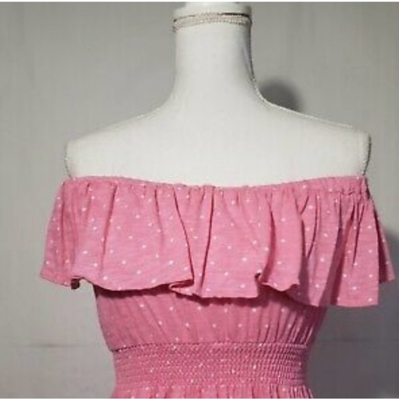 Lilly Pulitzer Strapless Pretty Pink Dot Dot Dress Size M - Picture 3 of 7
